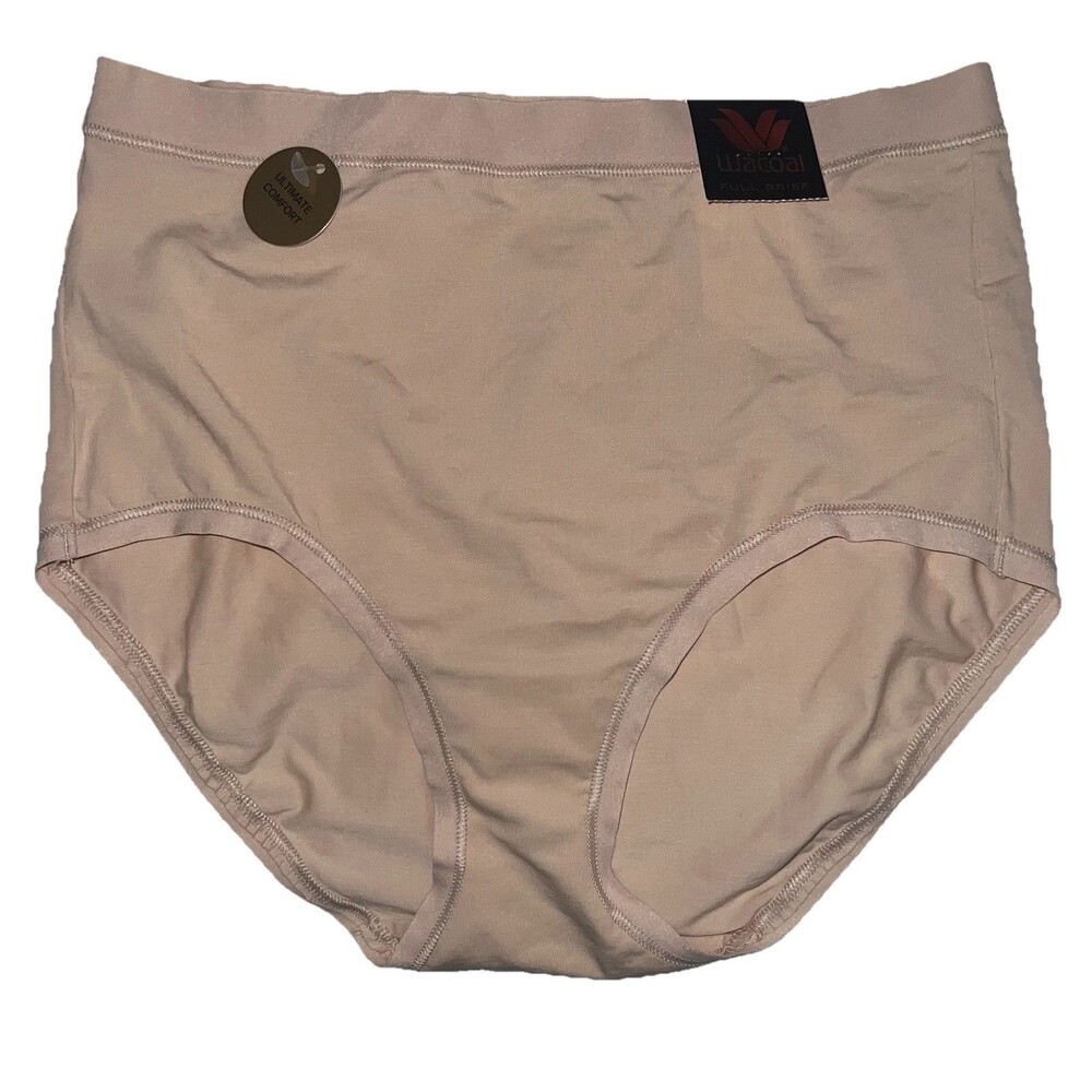 Women’s Wacoal Full Brief Panty Size Small (5) Beige